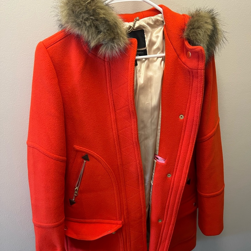 J. Crew Chateau Coat- worn less than 5 times!
